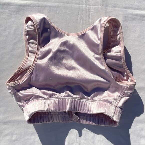 Enell High Impact Front Close Sports Bra Size 00 Pink Bust 32-35 Rib 27-29 - Picture 2 of 4